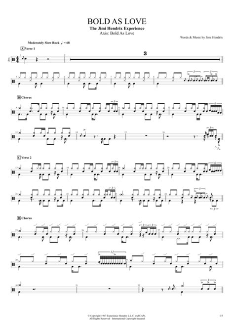 atabs bold|Bold As Love Tab by Jimi Hendrix .